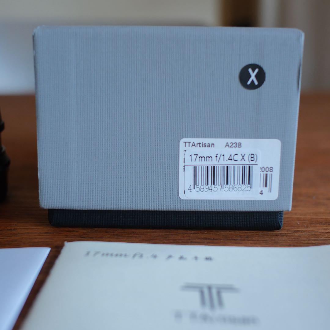 TTARTISAN 17mm f1.4 (B) Xマウント
