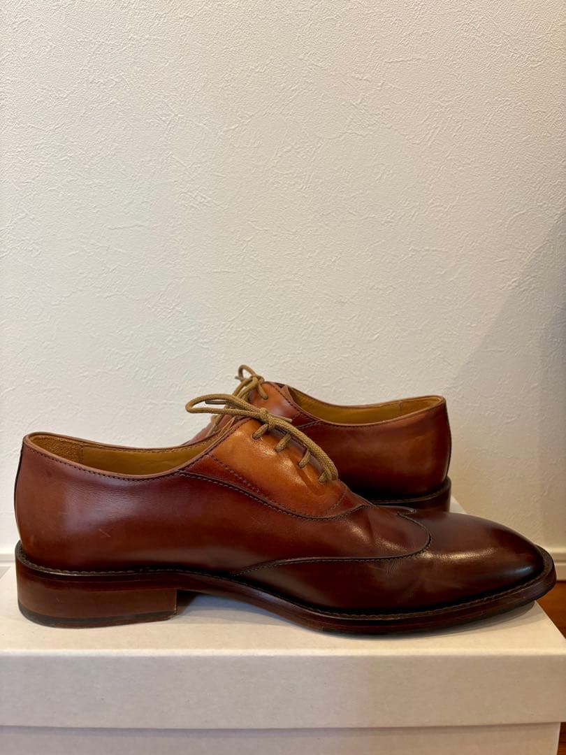 【CENTENÁRIO（センテナリオ）】ウィングチップ ドレスシューズ ブラウン