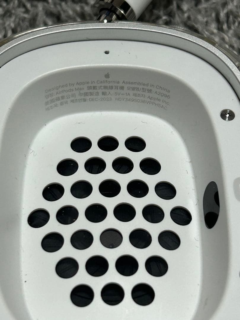 AirPods Max シルバー 本体 イヤーカップ付き