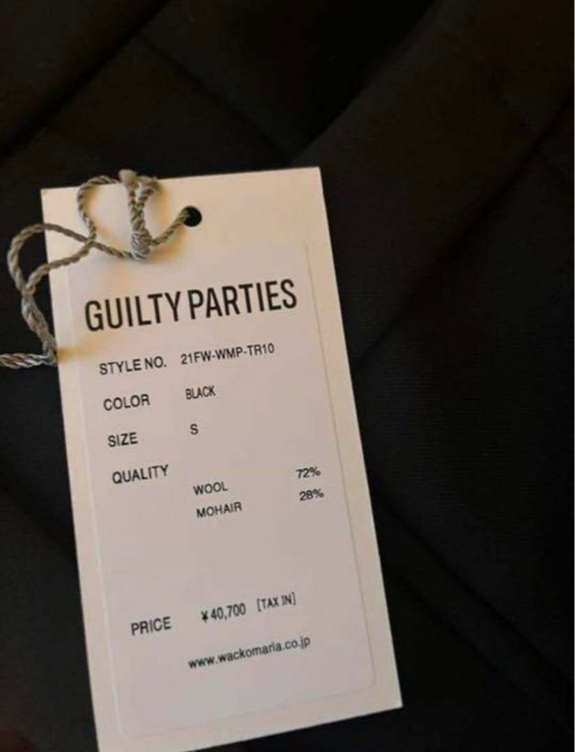 h*o様 wackomaria/スラックス/ブラックS