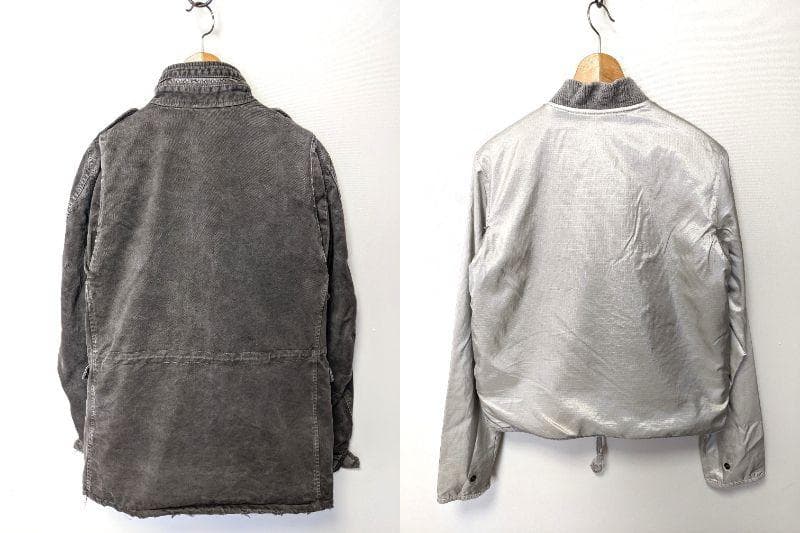 wjk M-66 ライナー付きミリタリージャケット M AKM 墨黒 デストロイ