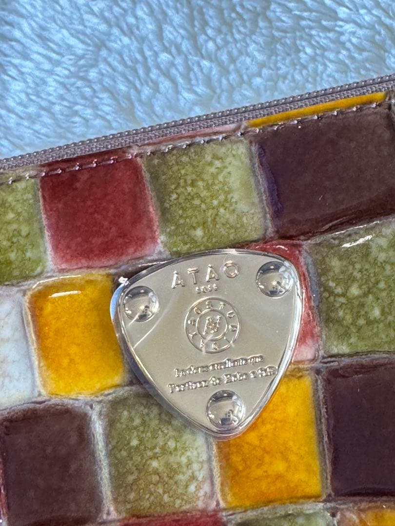 【新品未使用】ATAO slimo(スリモ)ヴィトロセピアボルドー　薄長財布