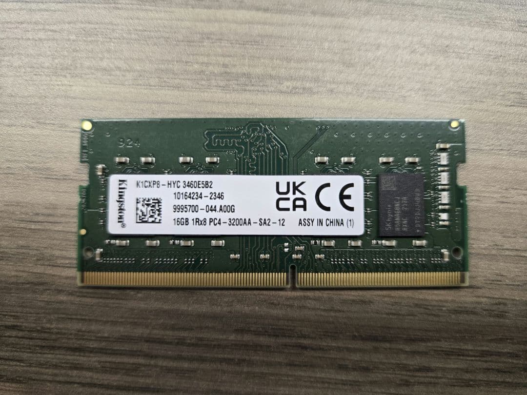 DDR4 PC用メモリ 16GBx2枚 PC4-3200AA-SA2-12