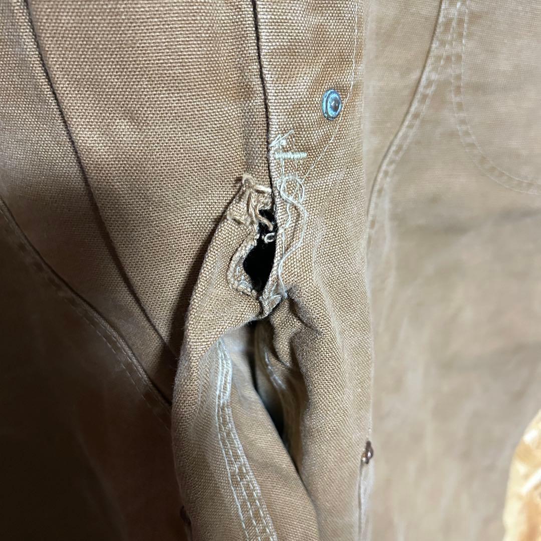 talonジップ CARHARTT ダブルニー ビッグサイズ ブラウンダック