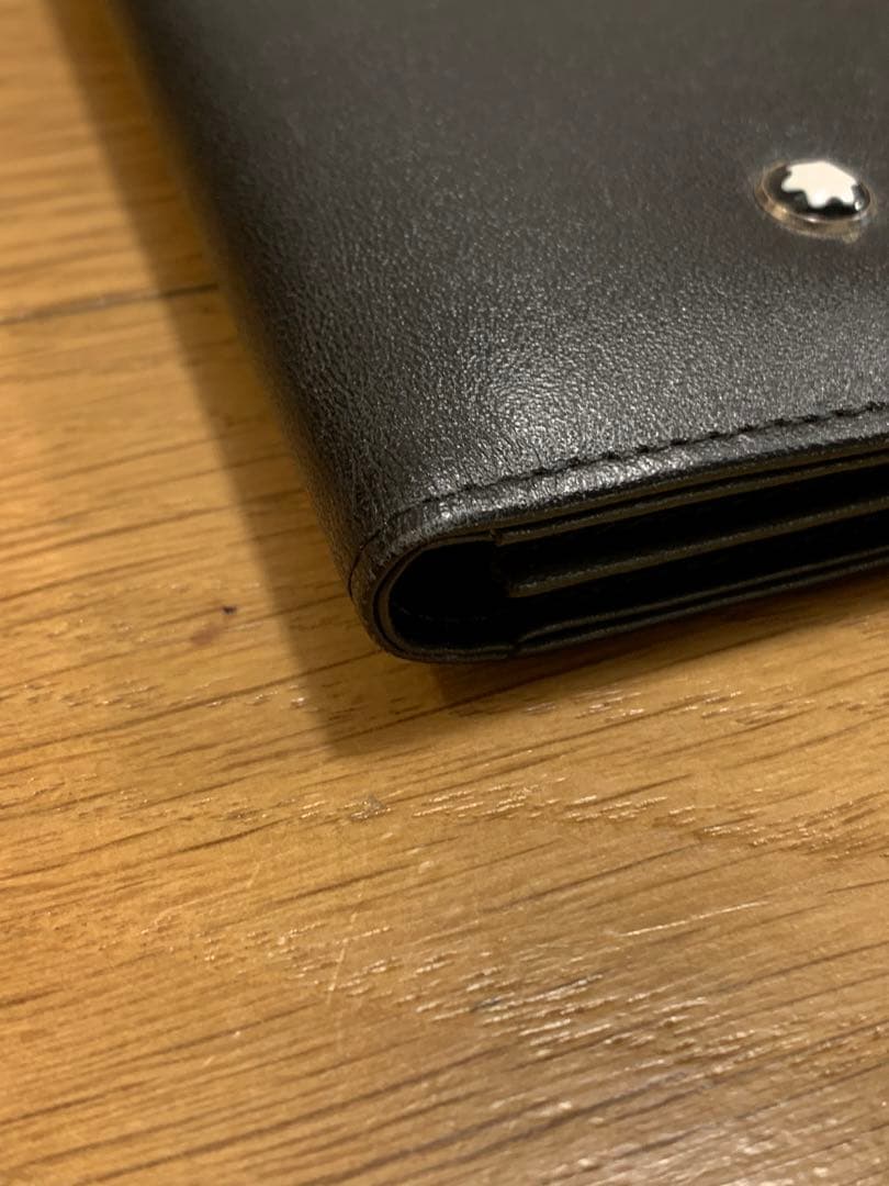 【新品未使用】Montblanc ブラックレザー 名刺入れ