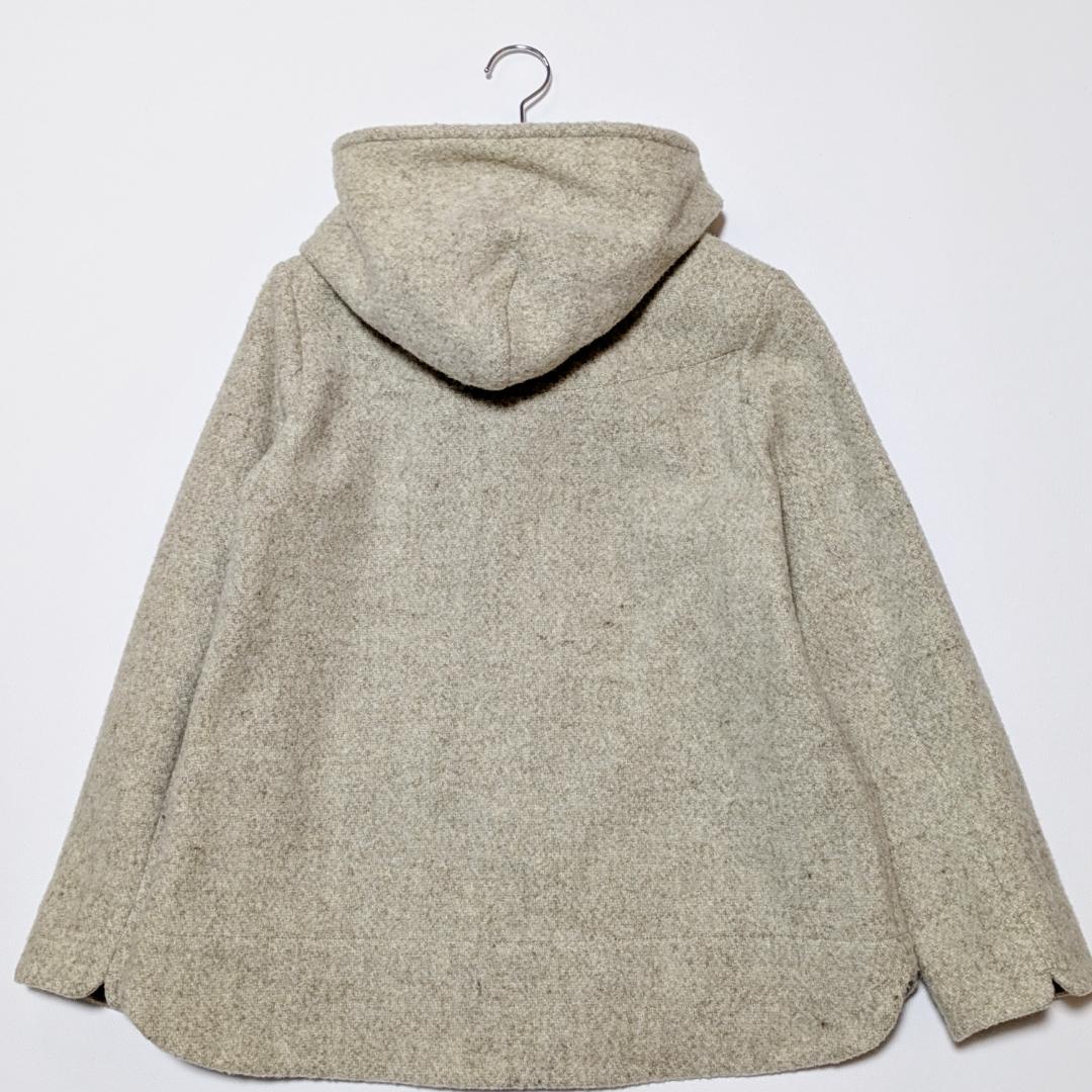 近年モデル パラスパレス ウール100% フード コート ファー 日本製