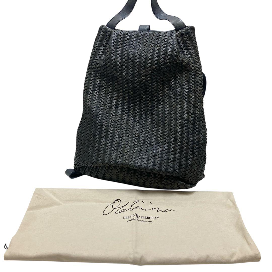 ティベリオ・フェレッティ　ザイネット　リュック　イタリア製　保存袋付き