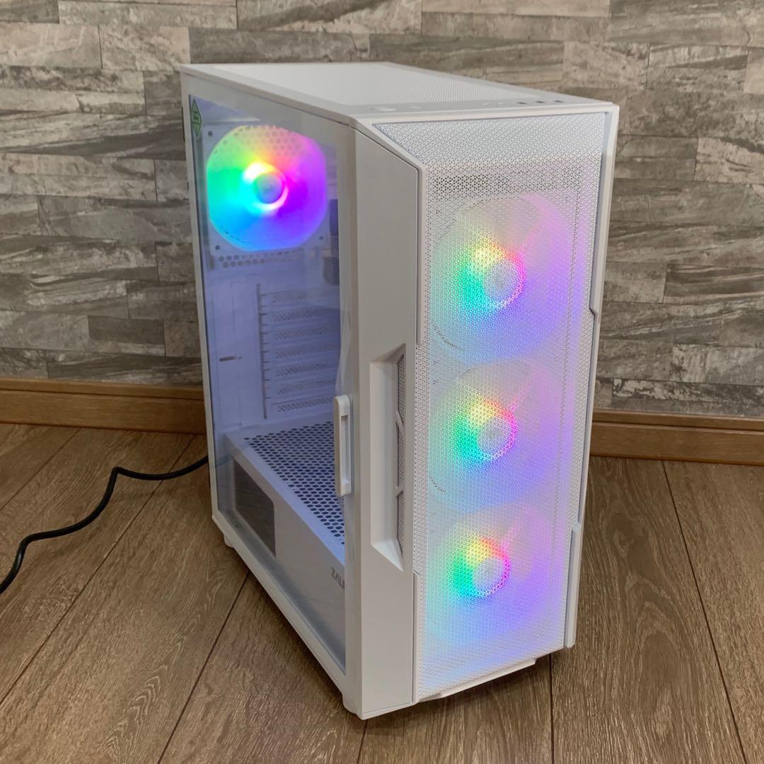 【ハイグレード】 RTX2070搭載ゲーミングPCフルセット　ホワイト