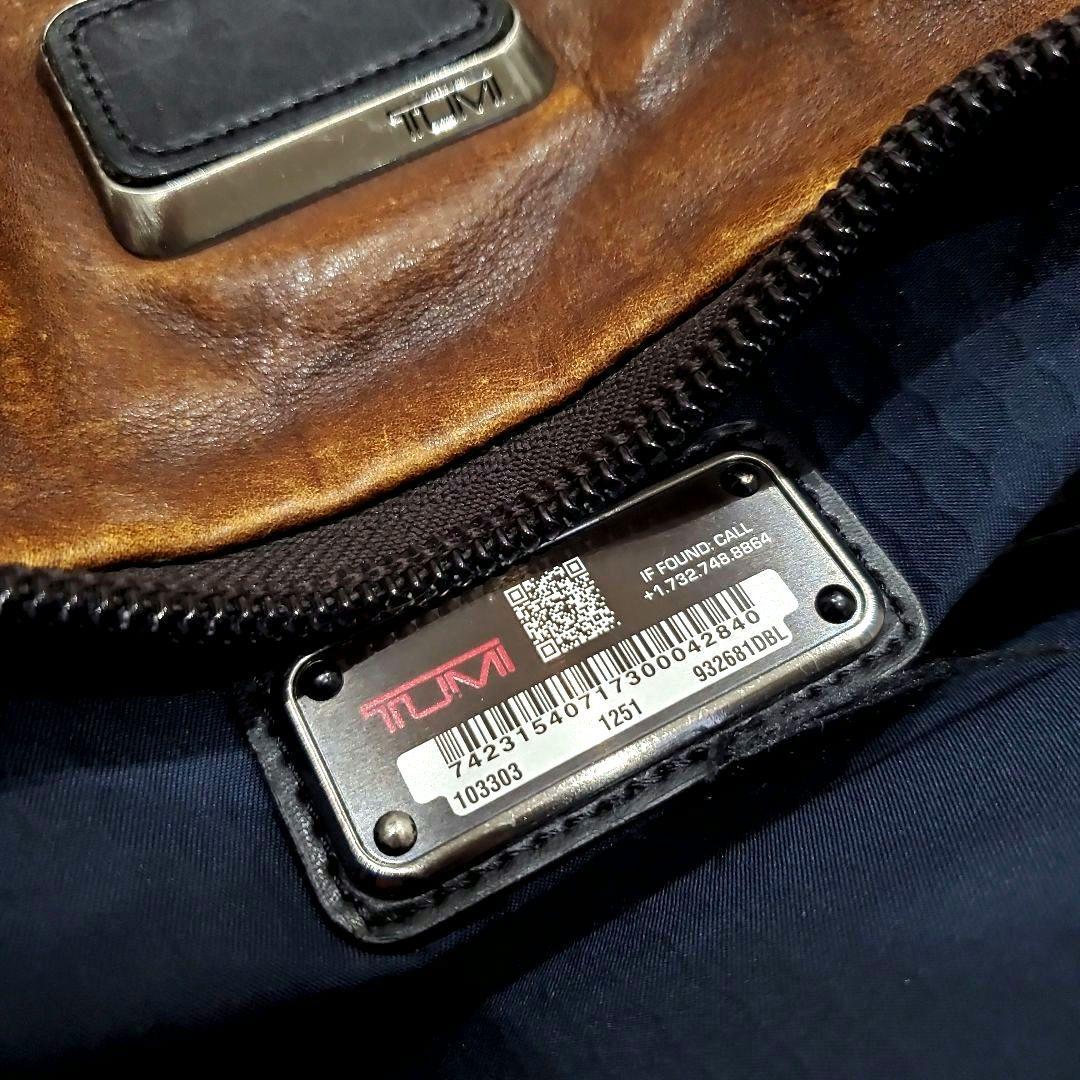 【希少カラー、本革】TUMI NORMAN BACKPACK ダークブラウン