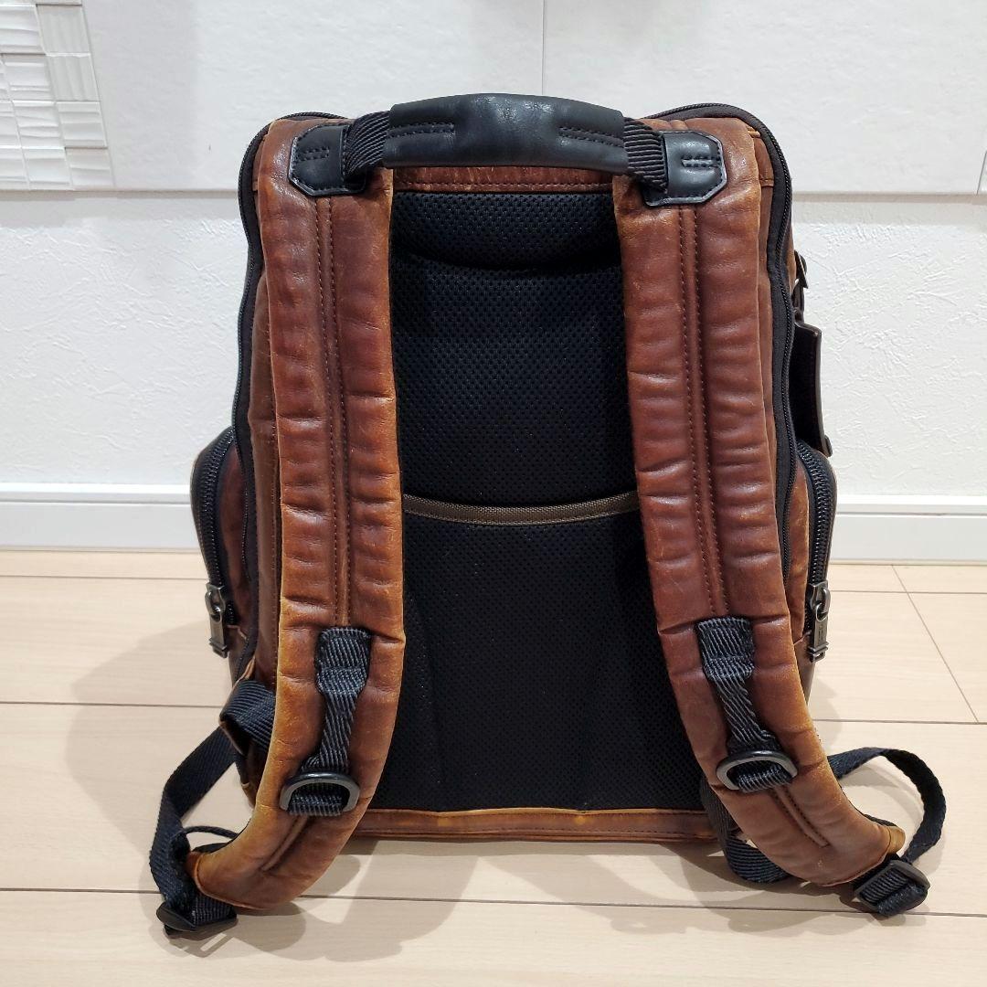 【希少カラー、本革】TUMI NORMAN BACKPACK ダークブラウン