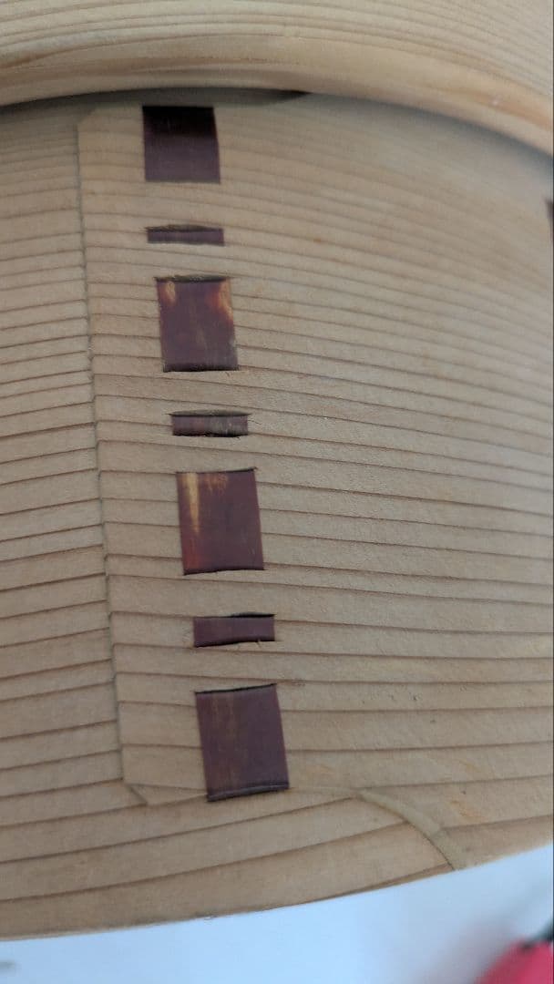 曲げわっぱ無塗装　おひつ　秋田杉　３合