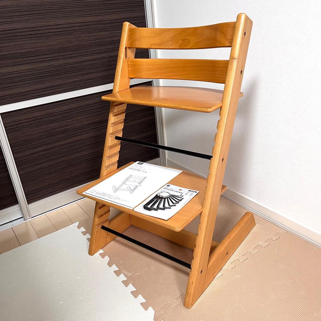 正規品【ナチュラル】ストッケ トリップトラップ シリアル3