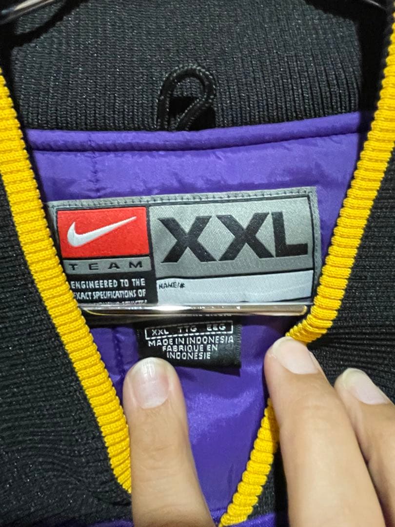 90s スタジャンNike Los Angeles レイカーズXXL