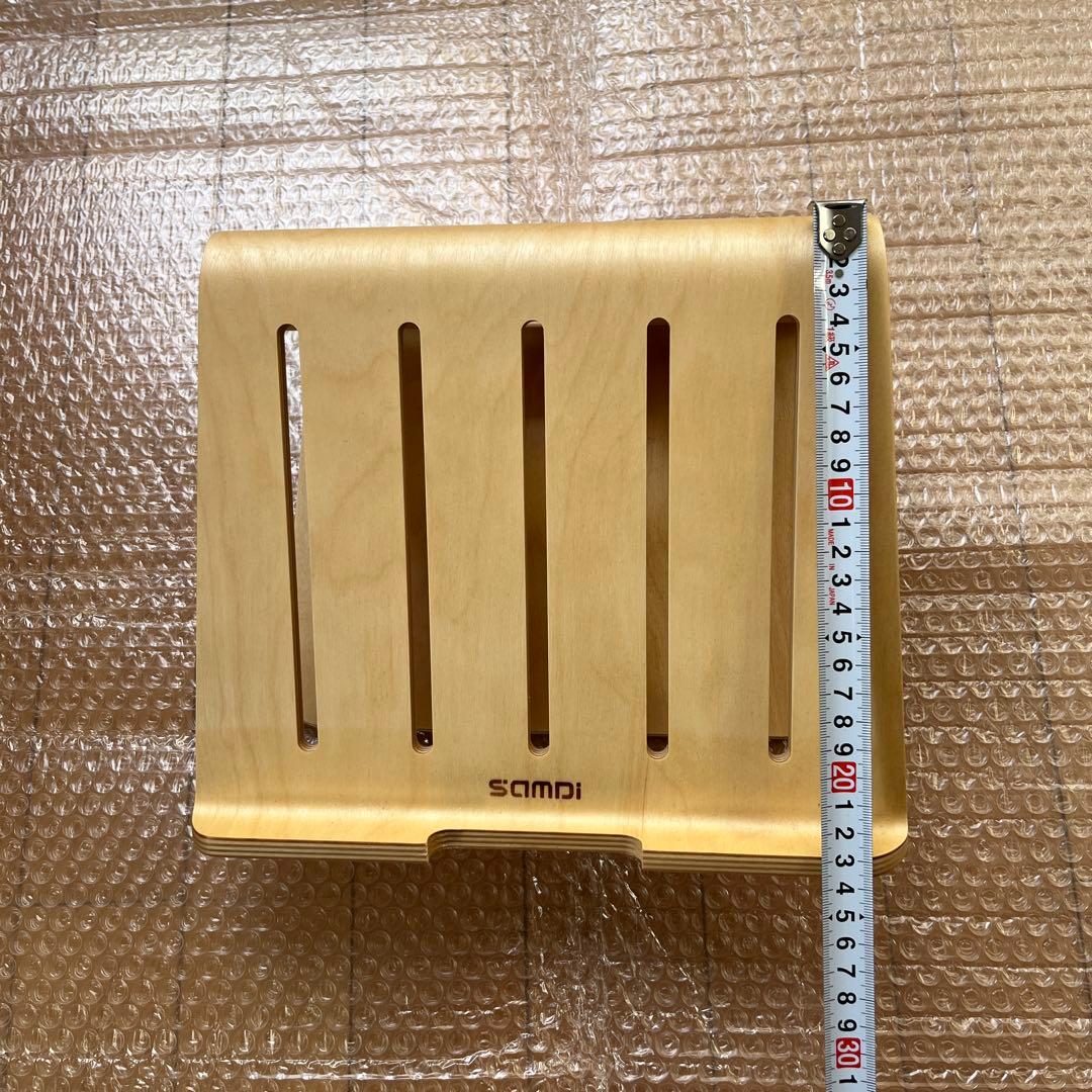 中古　SAMDI 木製ノートパソコンスタンド