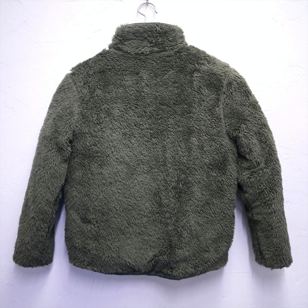 ノースフェイス リバーシブル キルティング ボア ジャケット キッズ S 古着