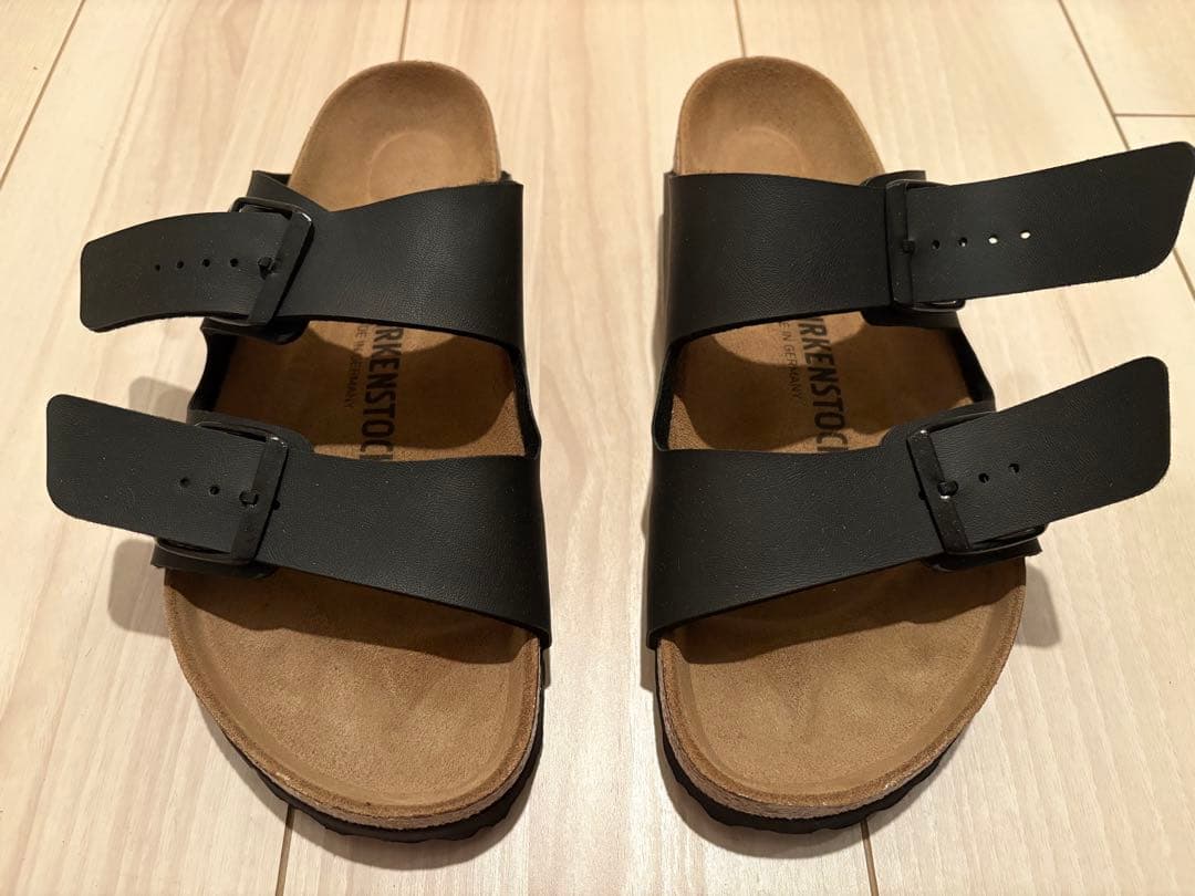 BIRKENSTOCK ブラック サンダル 39 レギュラー