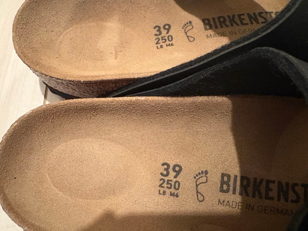 BIRKENSTOCK ブラック サンダル 39 レギュラー