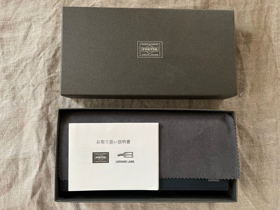 PORTERネイビー 財布 型番030-03083 日本製