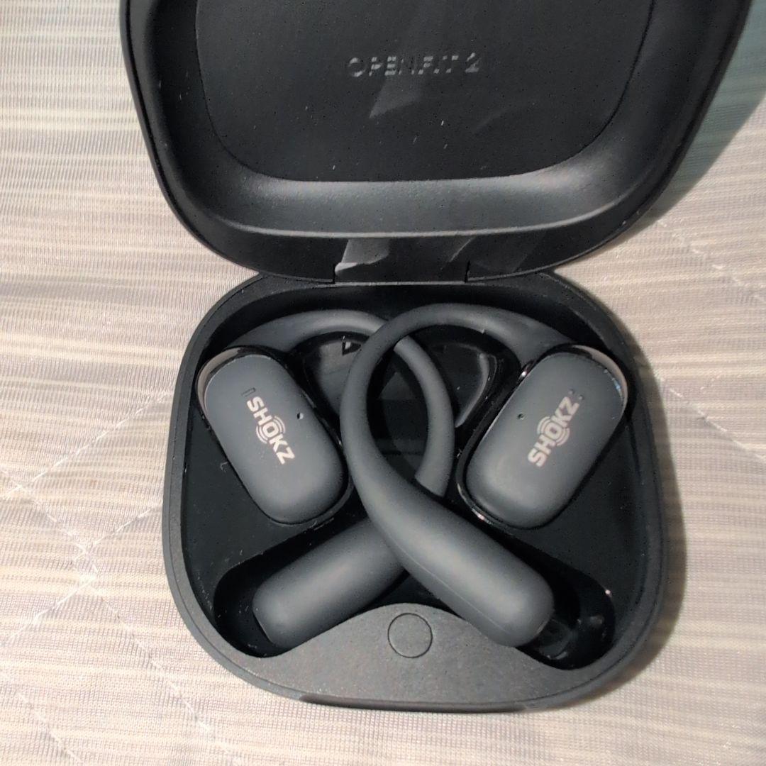 【週末限定美品】 shokz openfit2 骨伝導イヤフォン 完動品