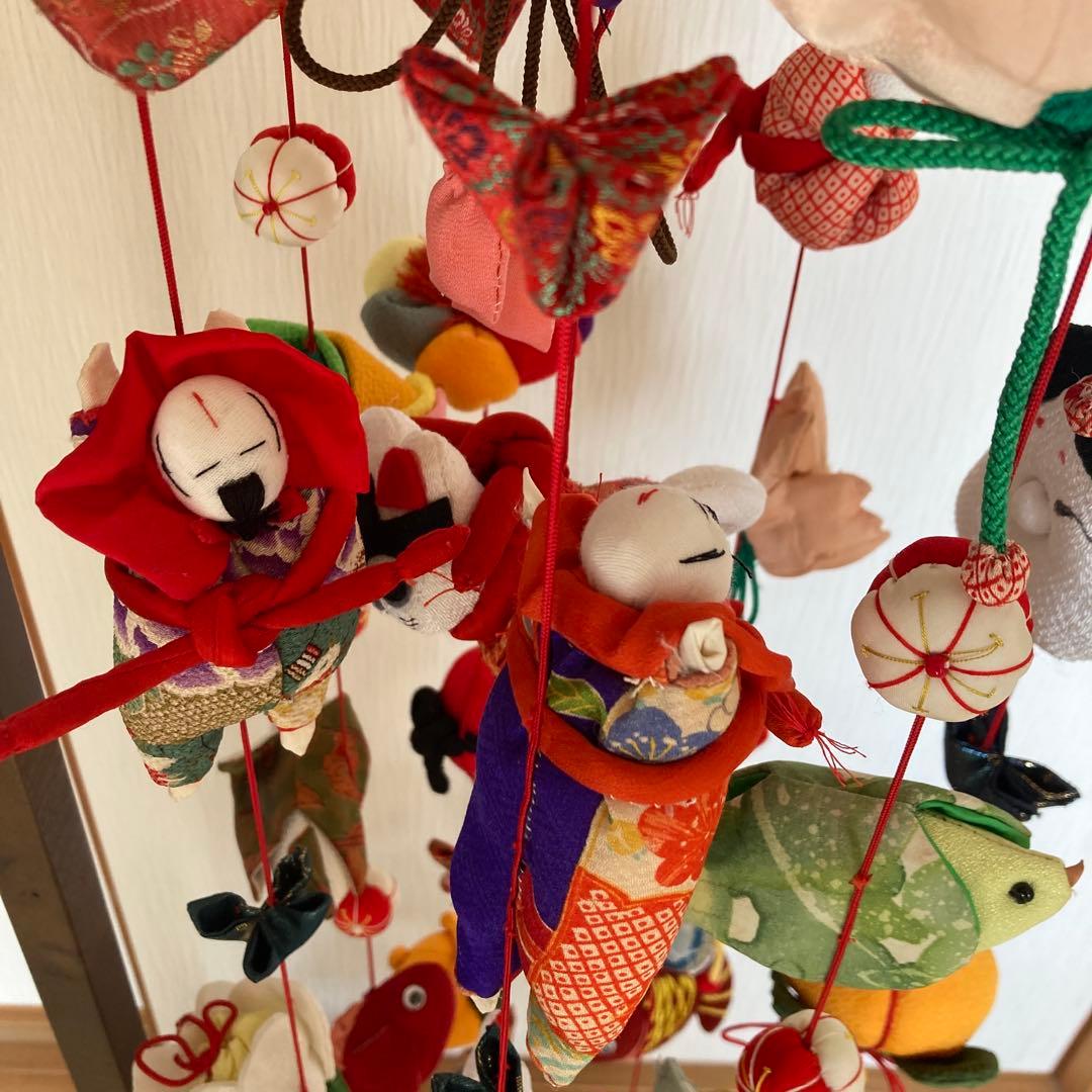 ハンドメイド⭐︎吊るし飾り⭐︎つるしびな⭐︎正絹・ちりめん♡ひな祭り