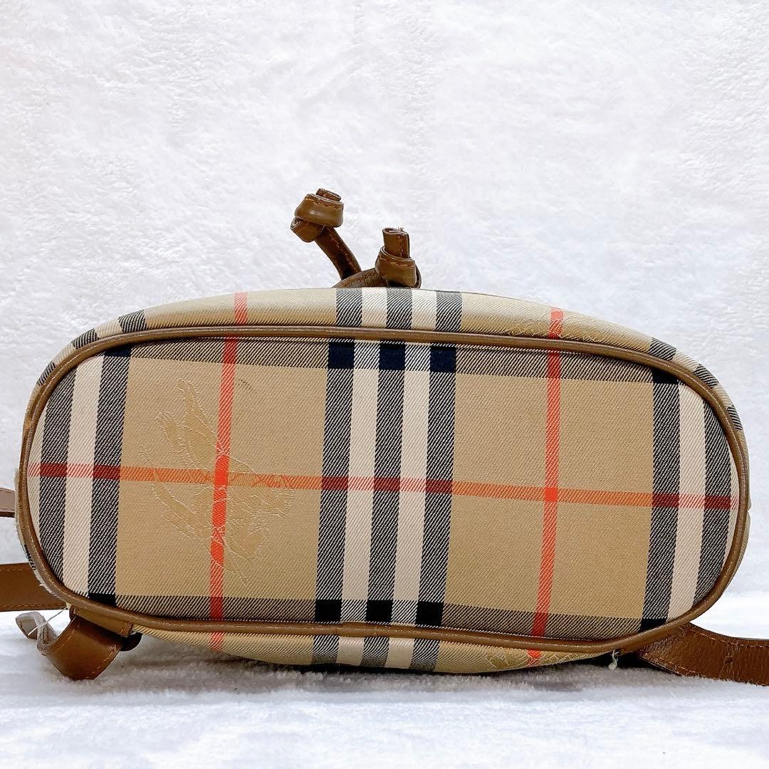 ✨美品✨バーバリー ミニリュック ノバチェック シャドーホース ヴィンテージ