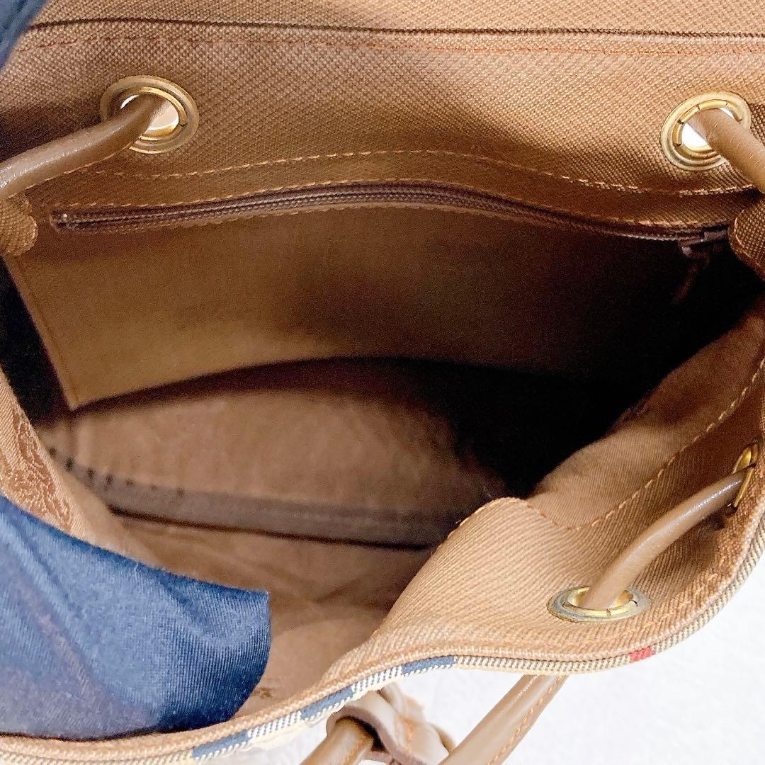 ✨美品✨バーバリー ミニリュック ノバチェック シャドーホース ヴィンテージ