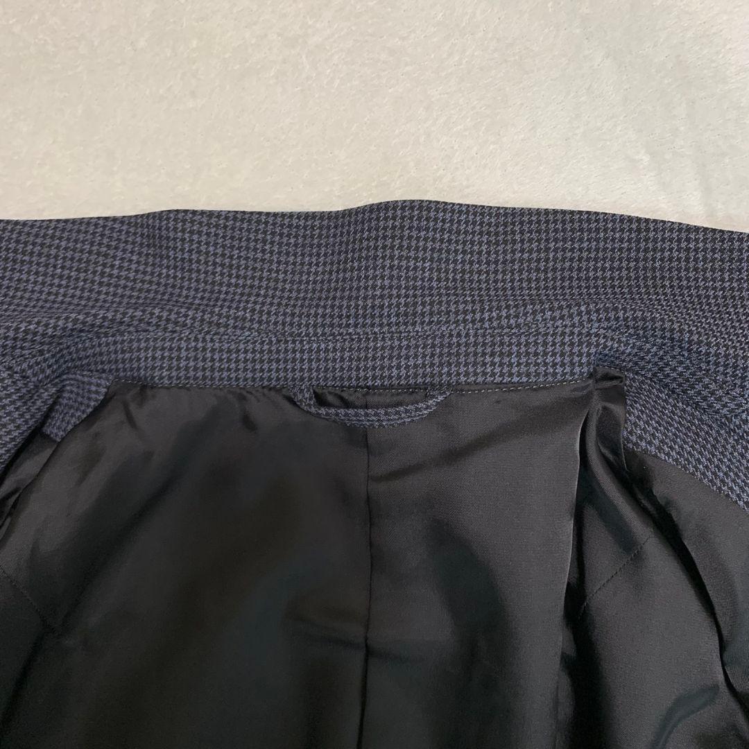 最終価格【美品】DESCENTE ハウンドトゥース 千鳥格子 スーツセットアップ