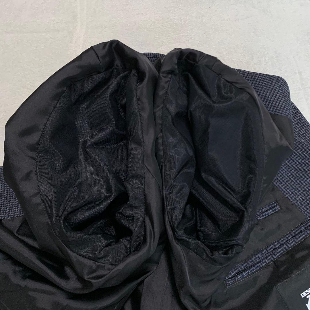 最終価格【美品】DESCENTE ハウンドトゥース 千鳥格子 スーツセットアップ