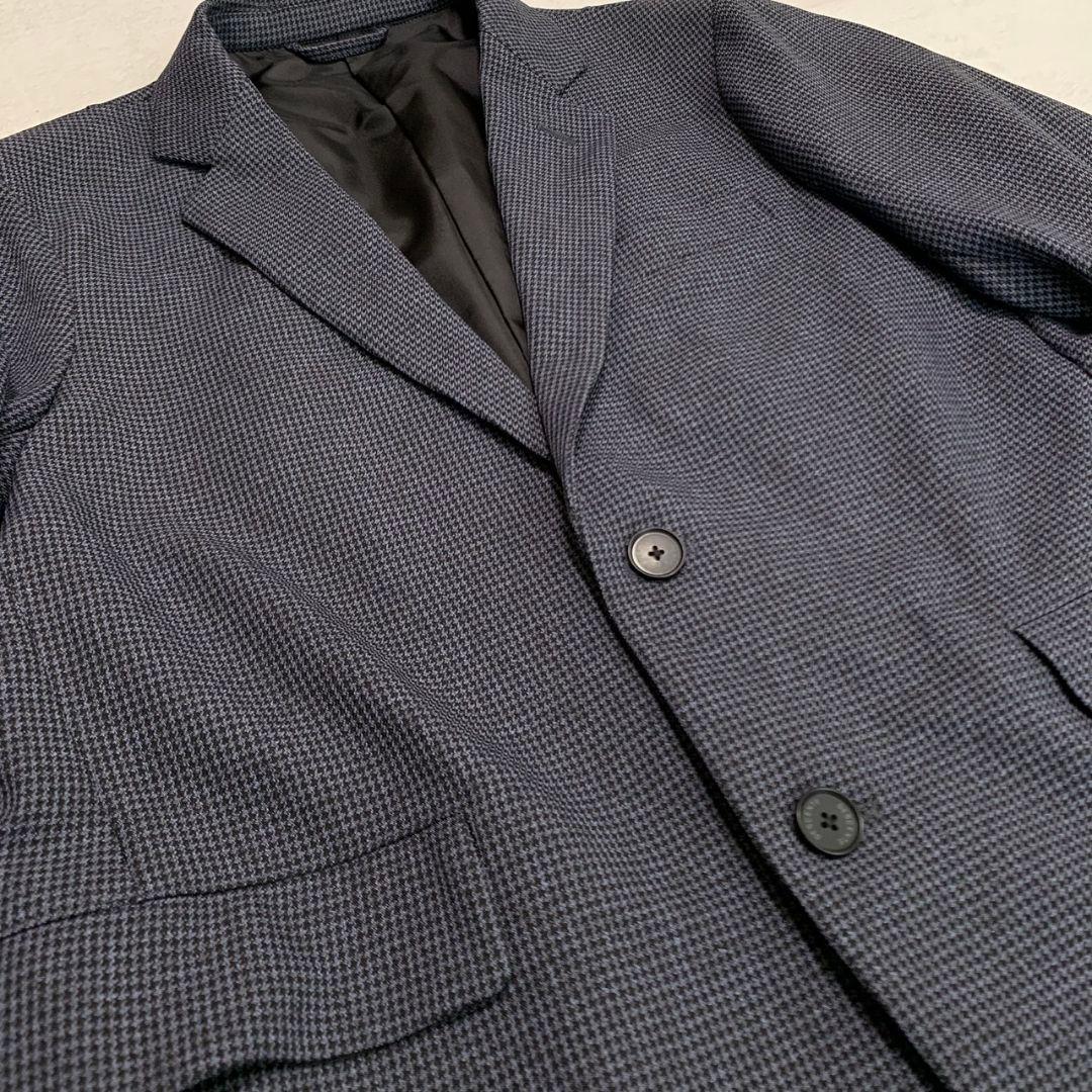 最終価格【美品】DESCENTE ハウンドトゥース 千鳥格子 スーツセットアップ