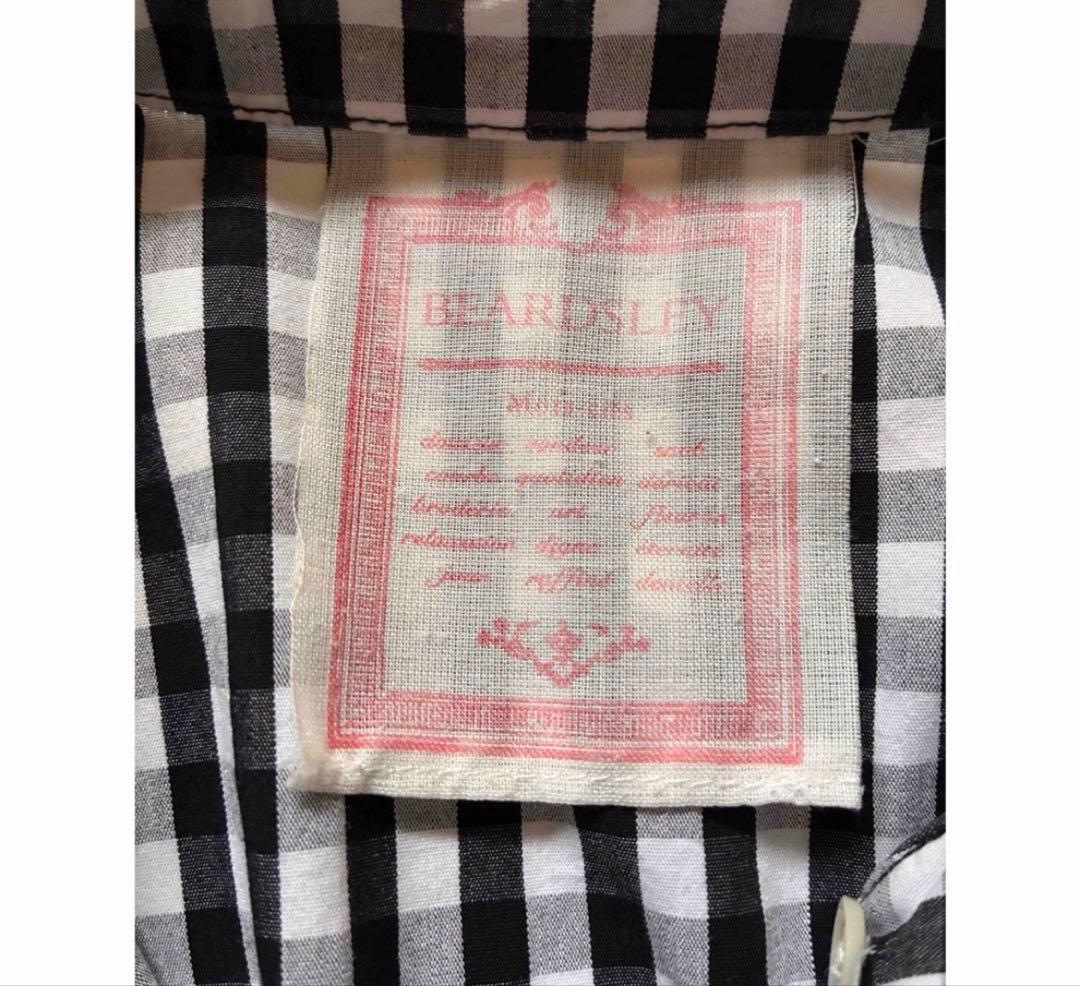 ち*ー様 BEARDSLEY ビアズリー 先染めギャザーワンピース ロングワンピ