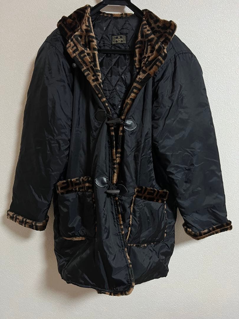 FENDI ヴィンテージ ダッフル ボア ズッカ柄 FENDI JEANS