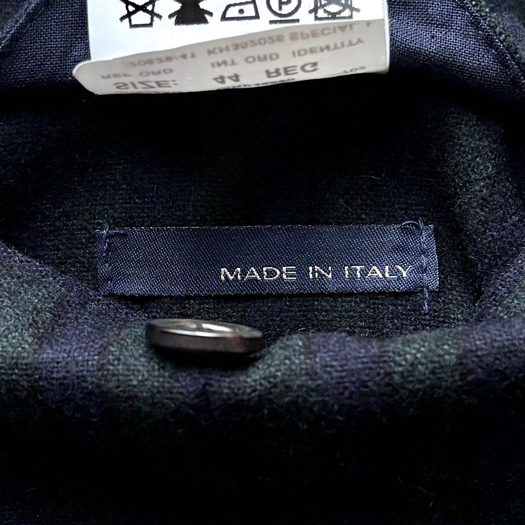 【イタリア製】ラルディーニ テーラードジャケット グリーン ストライプ 44