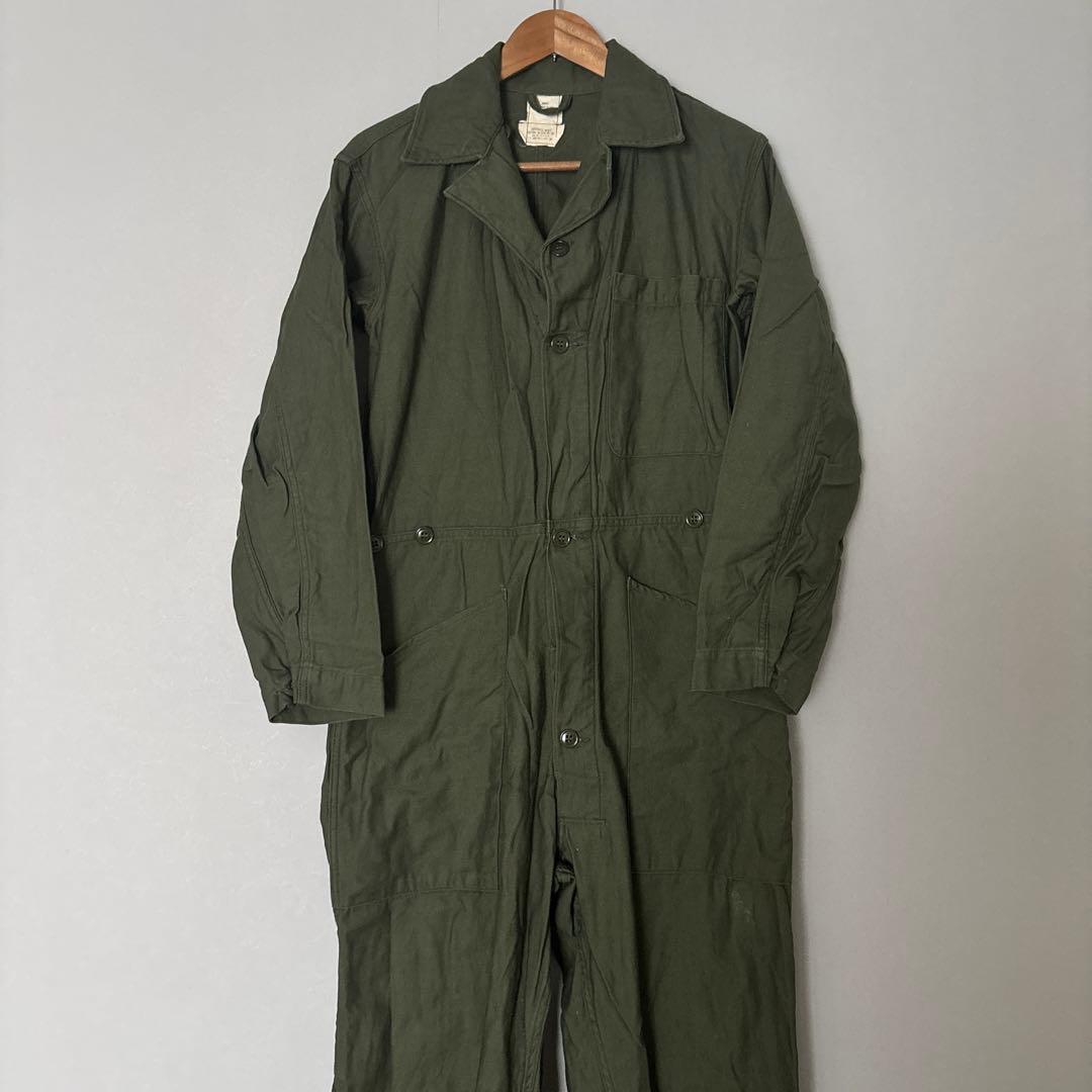 希少 U.S ARMY ヴィンテージ OG-107 カバーオール つなぎ 米軍