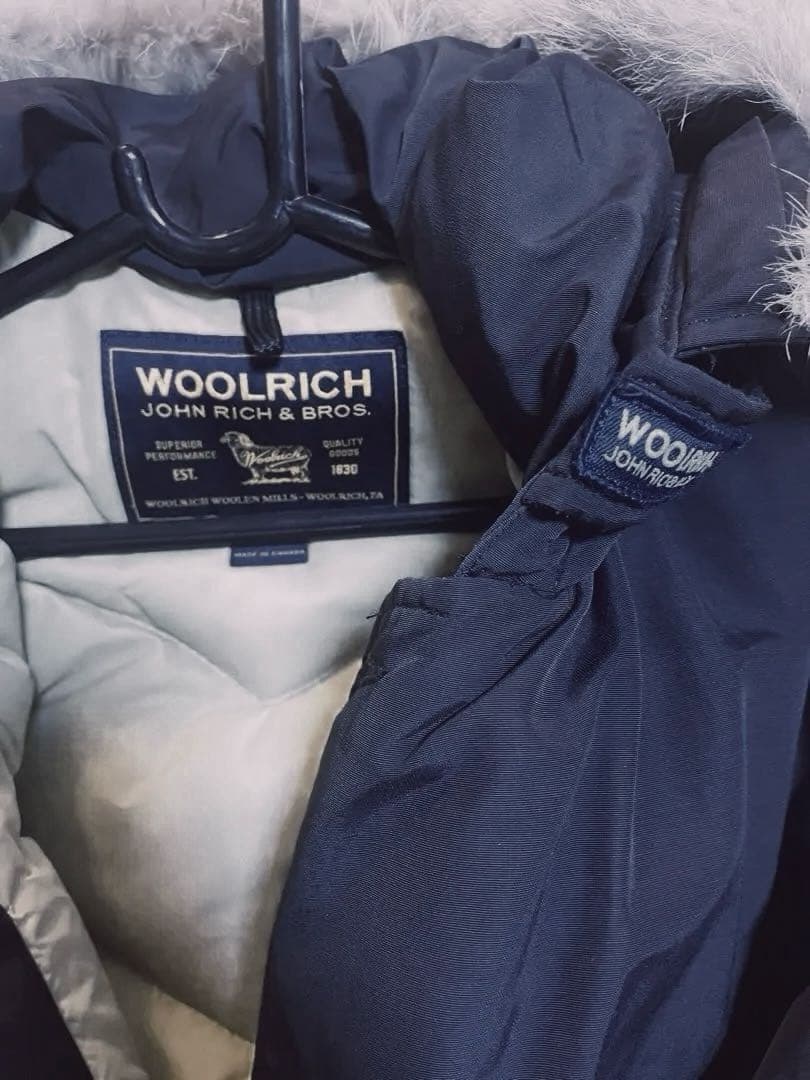 WOOLRICH ダウン　アークティックパーカー　黒　ウールリッチ