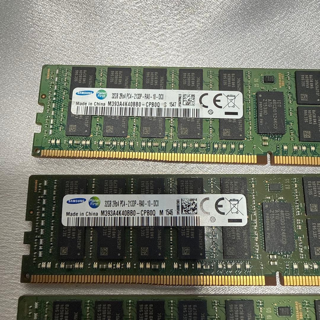 Samsung 32GB DDR4 メモリ 2133HMz四点