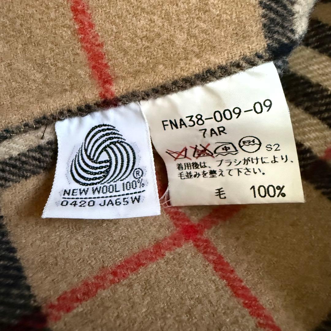 Burberrys ピーコート カシミア混 ブラック ビンテージ 7号