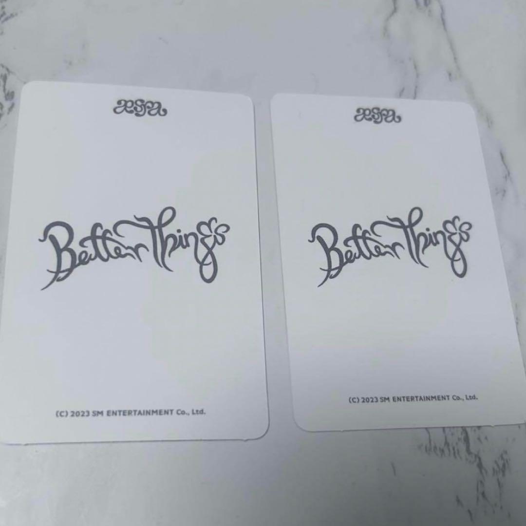 aespa better things ウィンターコップリング 特典トレカ