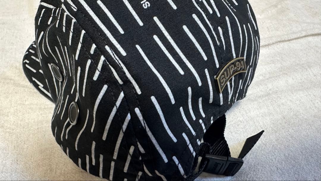 帽子 Supreme Military Camp Cap Black Raindrop