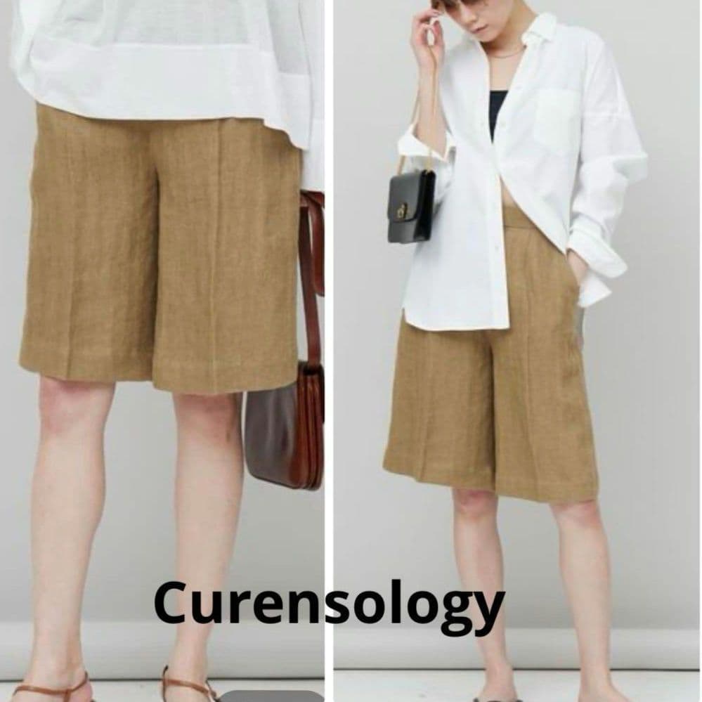 カレンソロジー　リネンショートパンツ　36サイズ