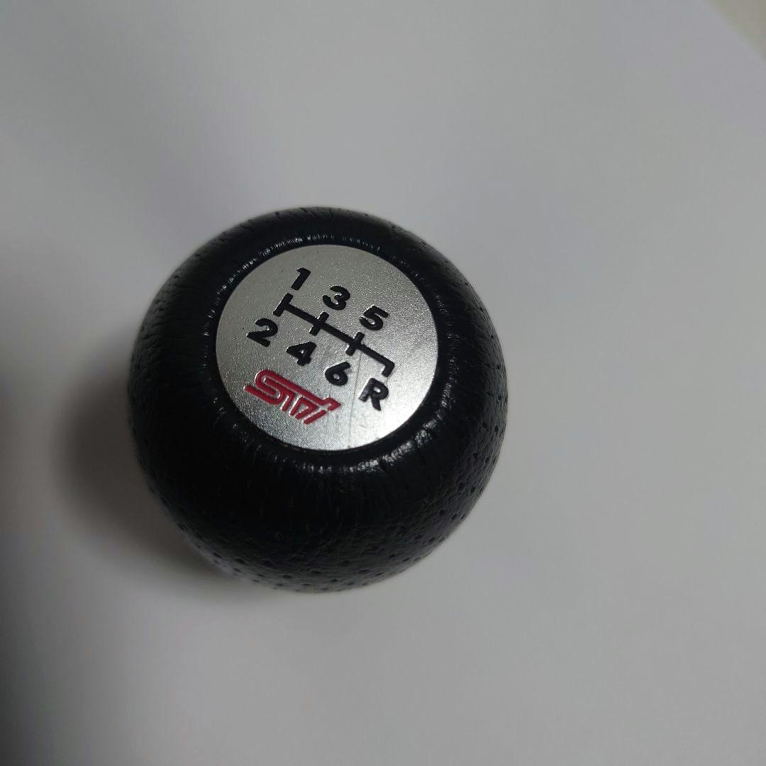 SUBARU STI シフトノブ WRX VAB パンチングレザー スバル
