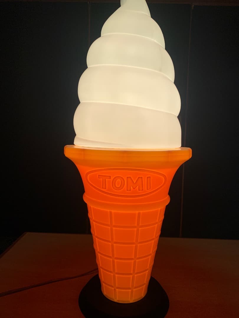 【美品】SANDEN アイスクリームメーカーとスジャータアイスクリーム置物セット