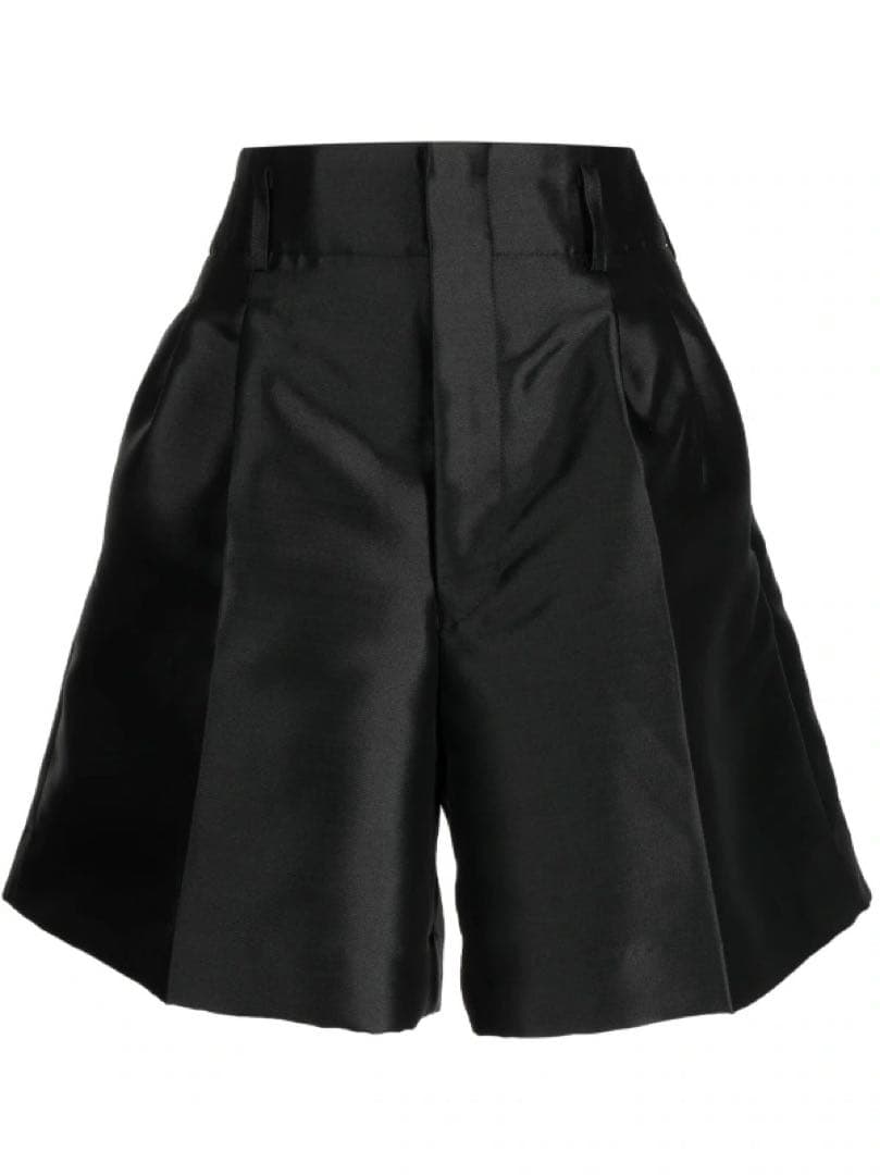 COMME des GARCONS センタープレス サテンショートパンツ
