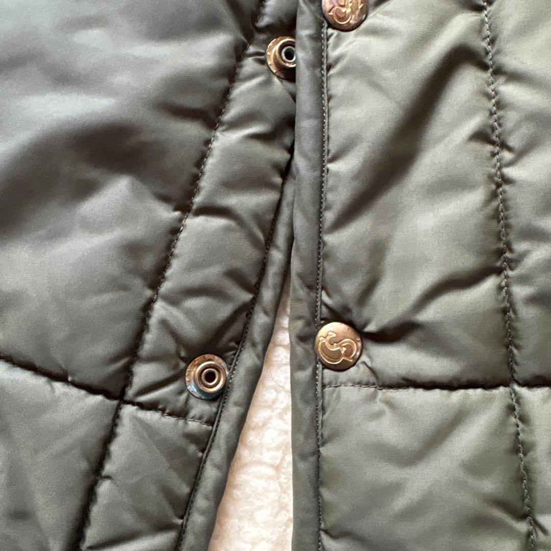 60s70s黒タグコロンビア　キルティングベスト　ボアl.l bean