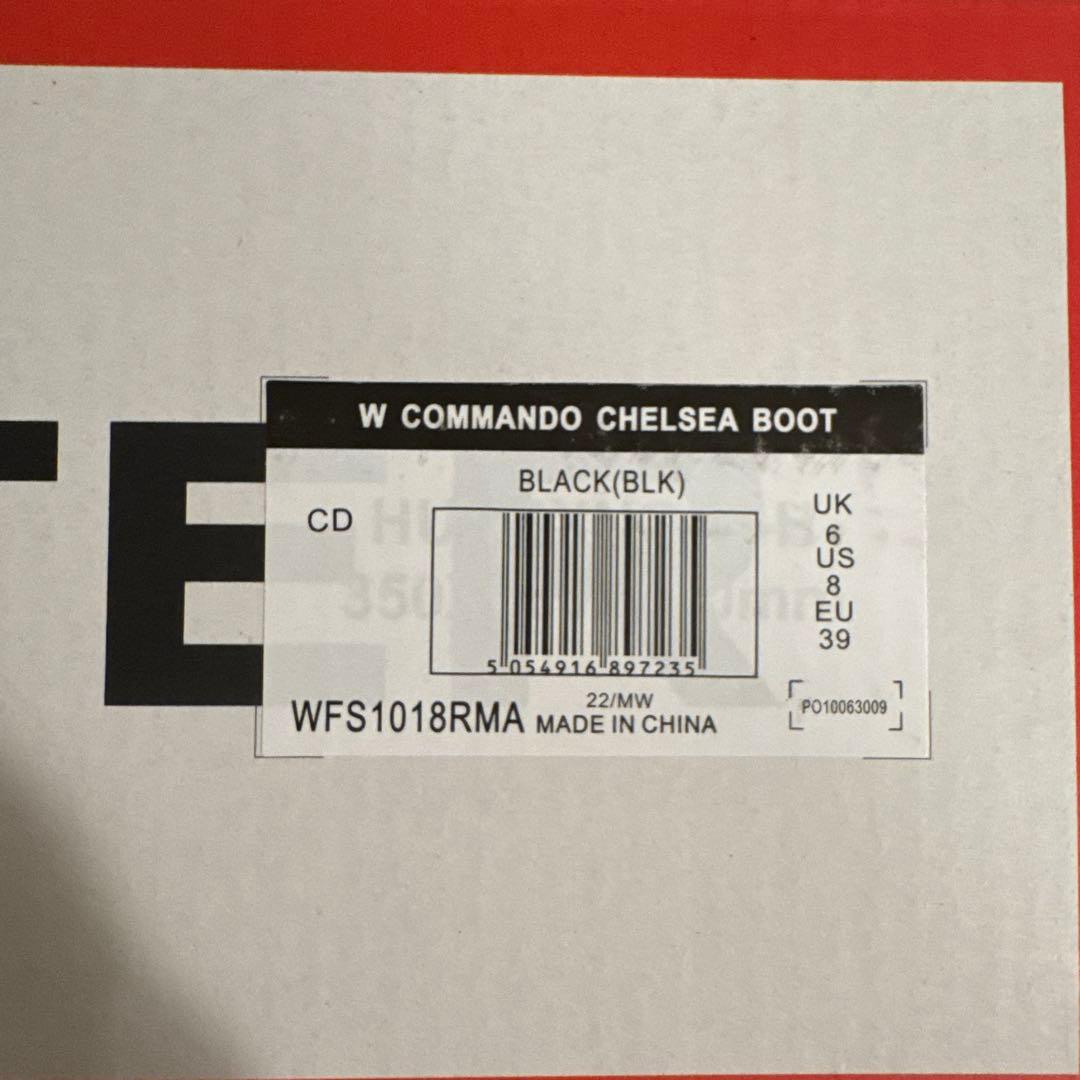 靴 HUNTER UK6 WOMENS COMMANDO CHELSEA BOOT