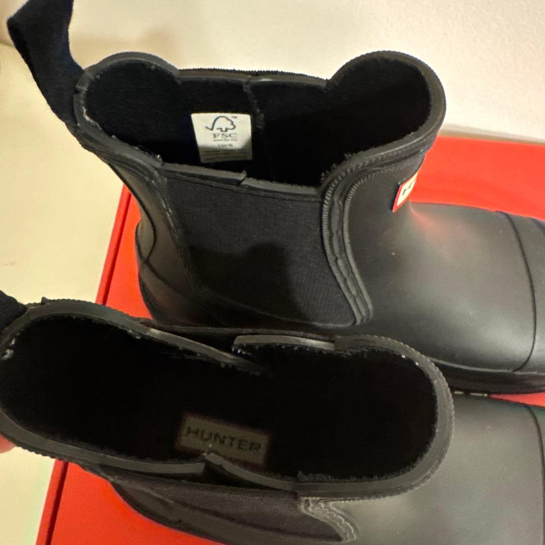 靴 HUNTER UK6 WOMENS COMMANDO CHELSEA BOOT