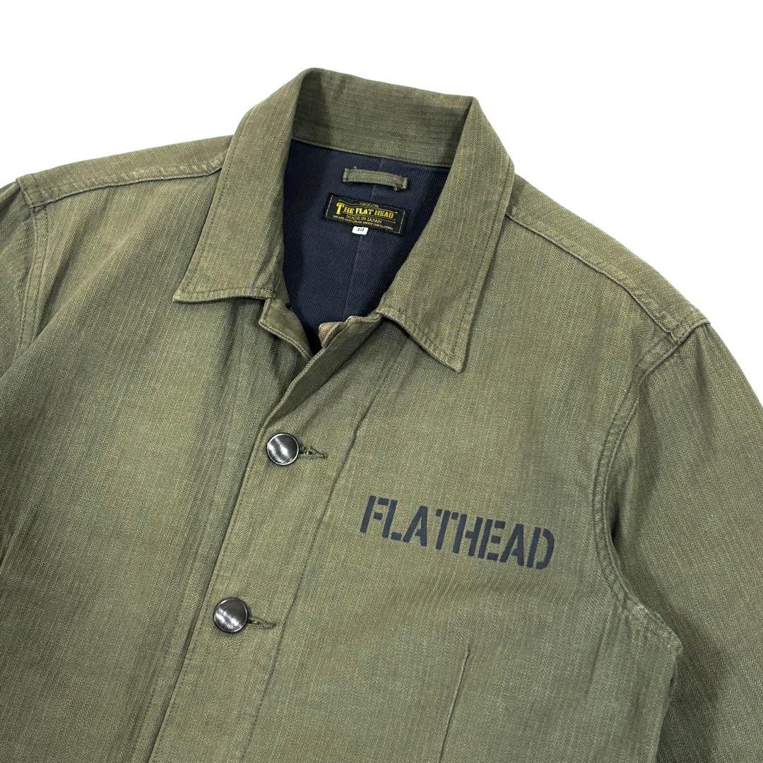 THE FLAT HEAD ミリタリージャケット カバーオール 40