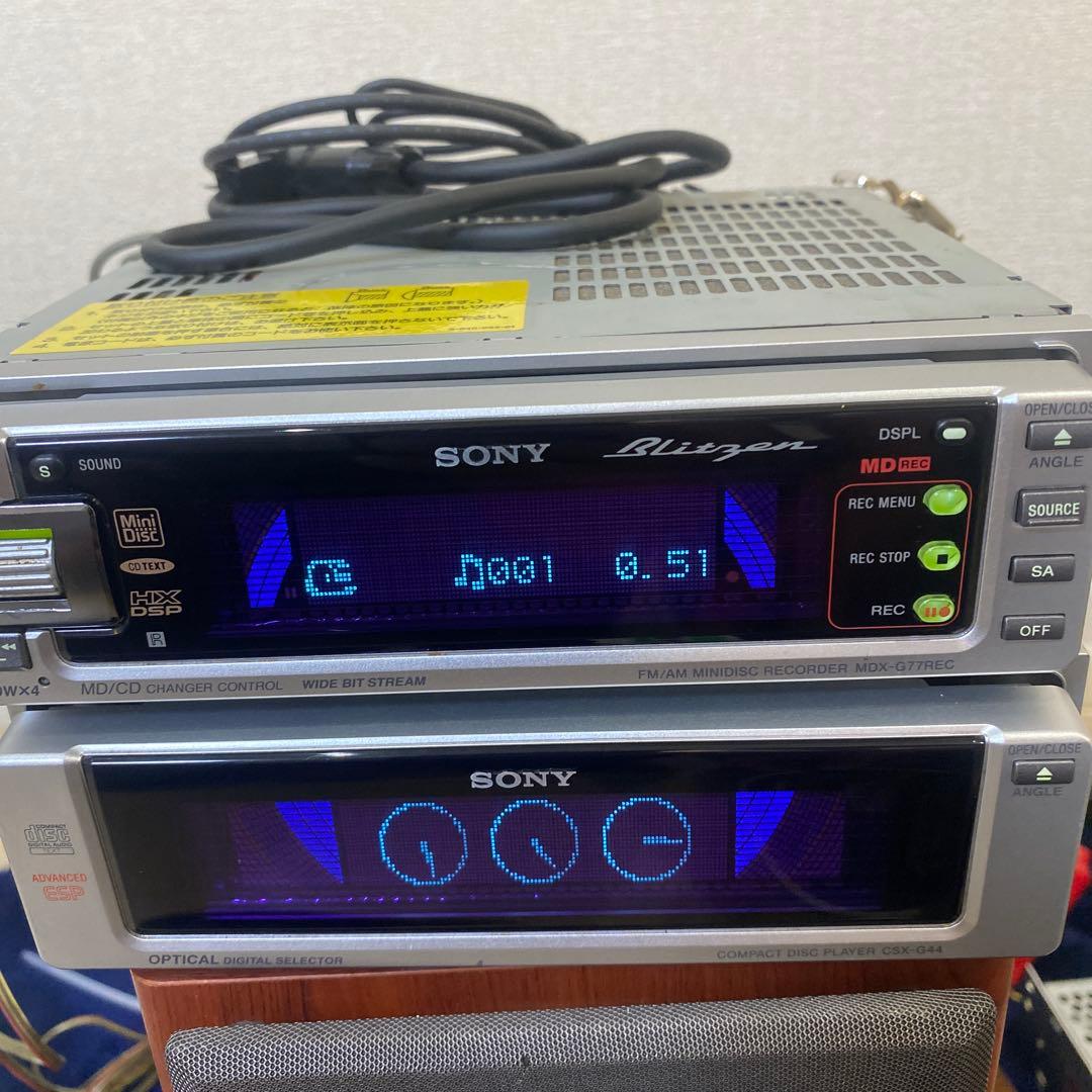 SONY MD/CDデッキ 光デジタル出力
