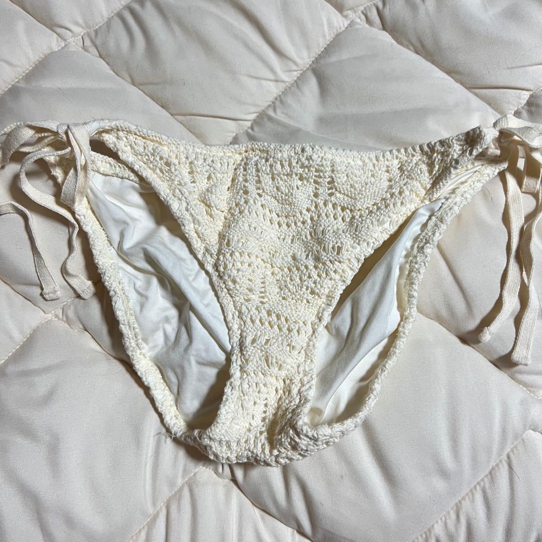 ごまリリーブラウン ニットビキニ 水着