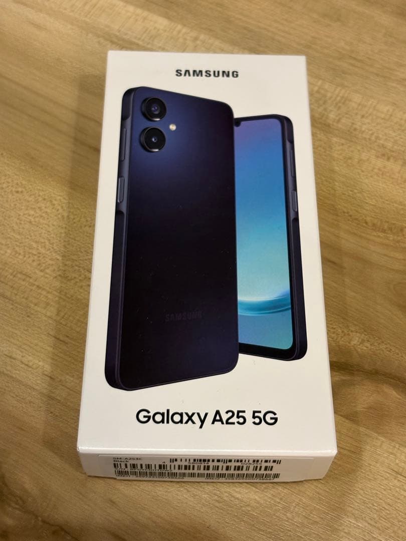 新品未使用 GALAXY A25 5G ブラック