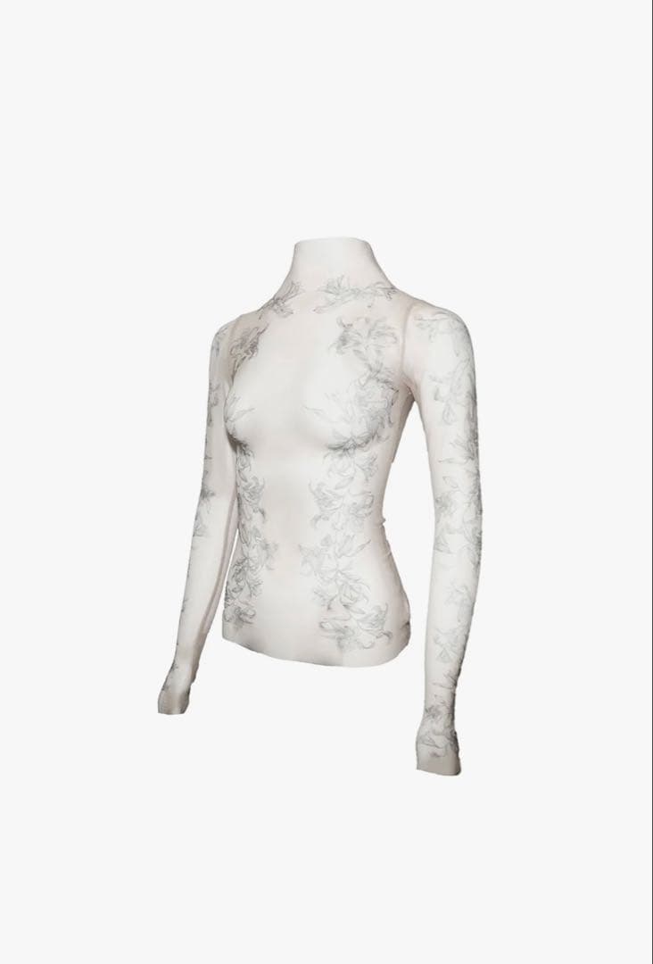 トップス theredthread lily tattoo tops